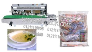 ماكينة لحام اكياس الطحينة و الطباعة عليها موديل إم تو باك 301 ماركة المهندس منسي