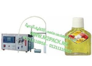 ماكينة نصف اتوماتيك لتعبئة زجاجات زيت الشعر برأس واحدة