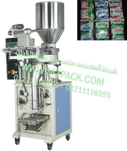 ماكينة تعبئة وتغليف حبيبات اللبن المجفف في اكياس موديل 903 إم تو باك