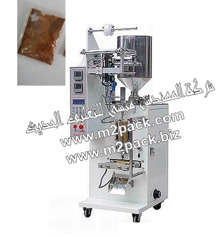 الة تعبئة وتغليف العصير نصف اوتوماتيك في شركة المهندس منسى 